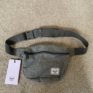 Herschel Fifteen Hip Pack Light Grey Crosshatch